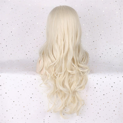 T-part 613 Blonde Synthetic Lace Front Wig Middle Part Lace Wigs With Baby Hair Straight Blonde Heat Resistant Synthetic Hair Wigs 150% Density