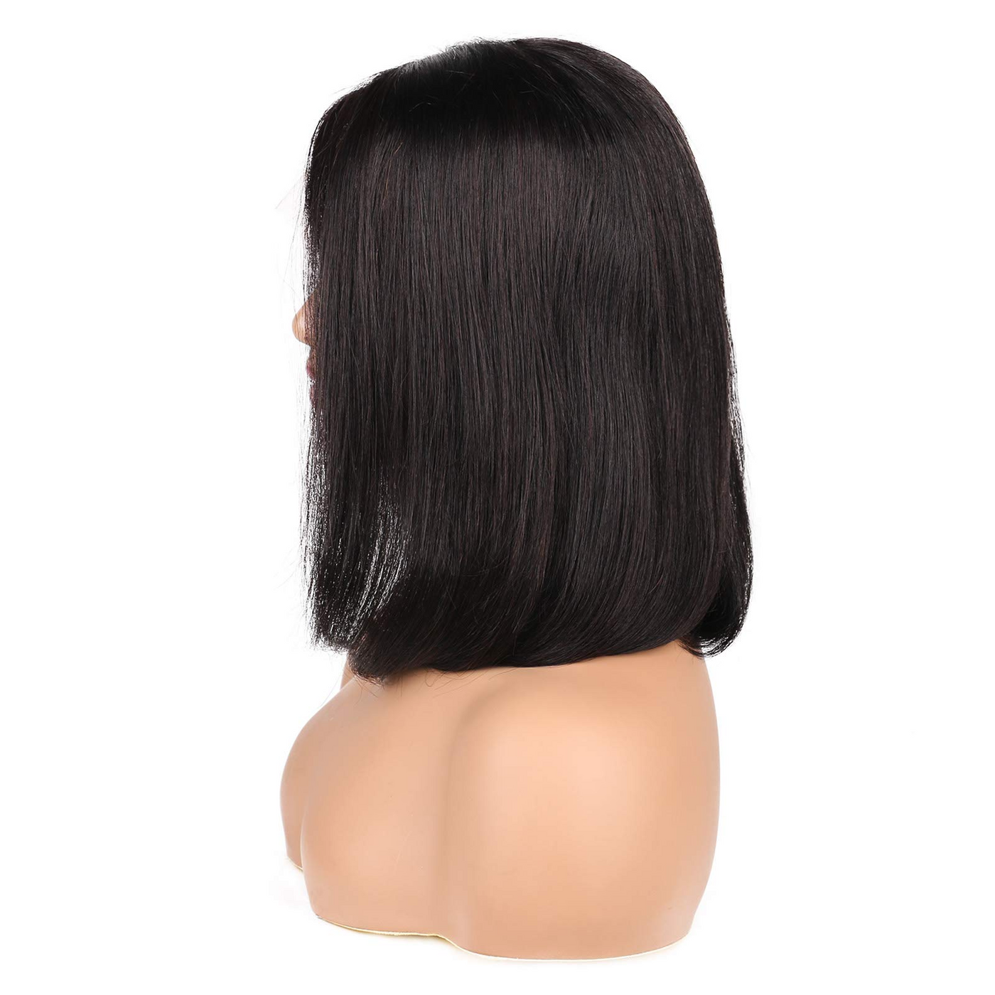 Bob Wig Right Side Part Human Hair Straight L Part Glueless Wigs for Women 150% Density