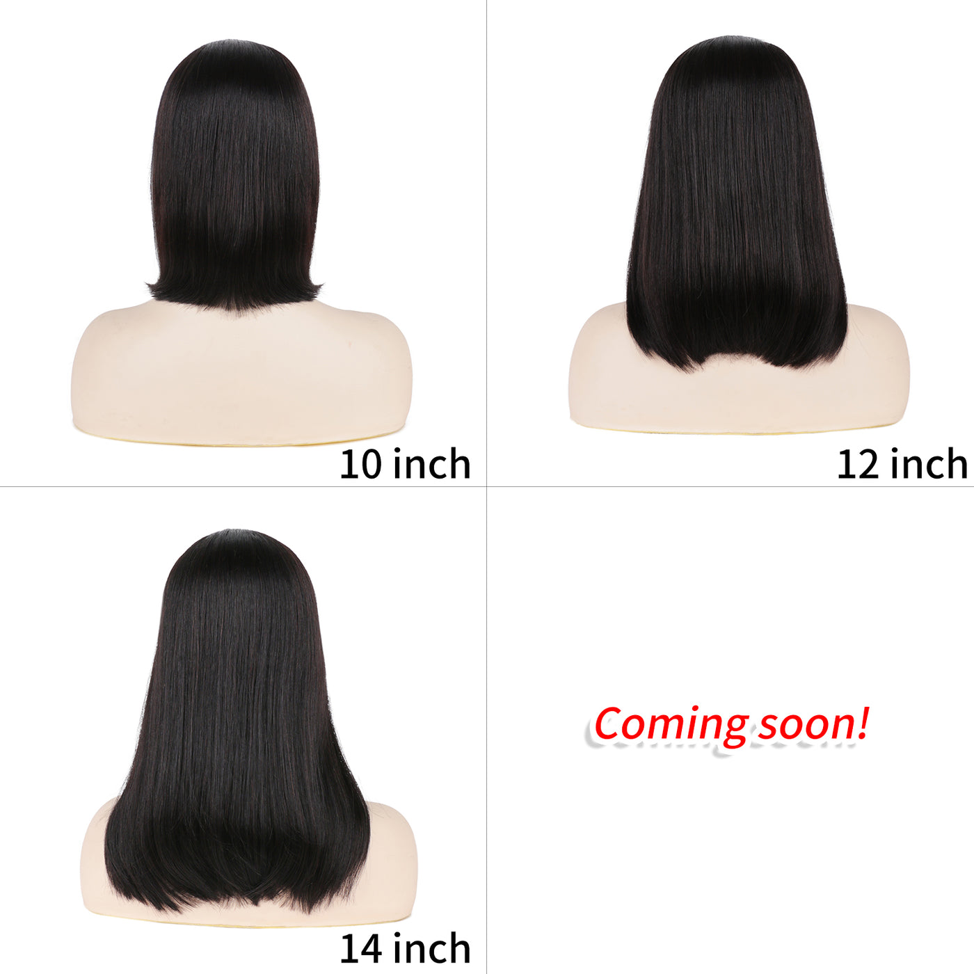 U Part Bob Wigs Human Hair For Women Remy Hair Clip in Short Straight Glueless Wig