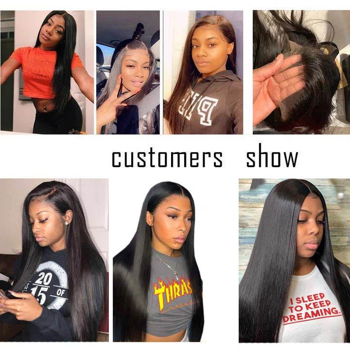 Daimer Straight Hair Bundles Brazilian Hair Weave Bundles Virgin Human Hair Bundles Natural Black 3 Pieces