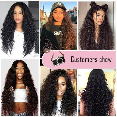 Daimer Hair Remy Hair Swiss Lace Closure Brazilian Water Wave 4x4 Lace Closure Human Hair Natural Black