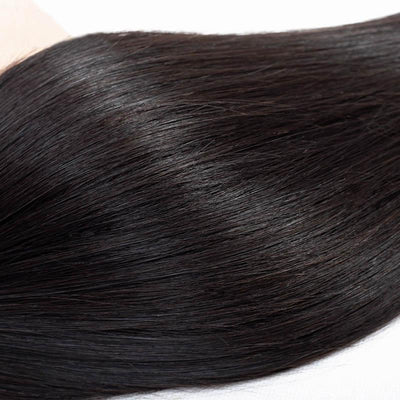 Daimer Straight Brazilian Hair Weave Bundles With Closure Human Hair 3 Bundles With Closure Hair Extension