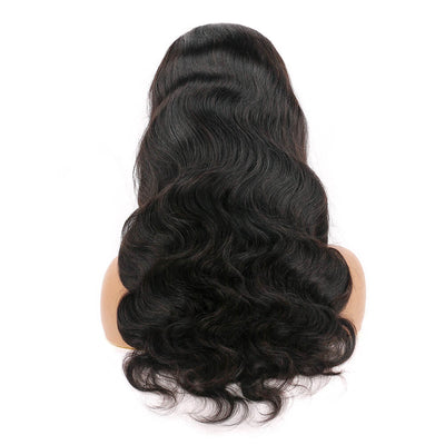 Human Hair Lace Front Wig Body Wave 13x4 Lace Frontal Wigs for Women 150% Density Brazilian Human Hair Wig Natural Black