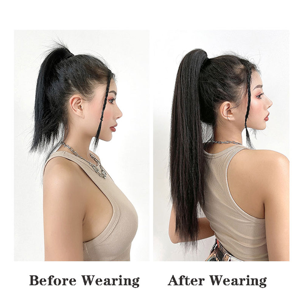 Claw Clip In Ponytail Human Hair For Women Water Wave  Pony Tail 100-200g Brazilian Remy Hair Clip In Ponytail Extensions